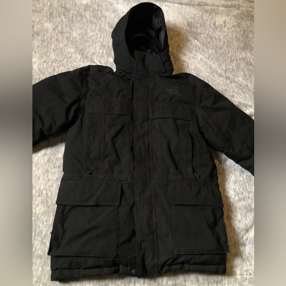 WARM Like New! Mens Northface Parka Hyvent With Facemask